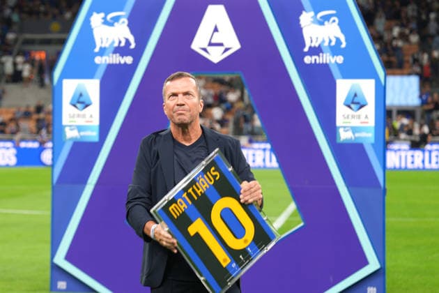 Lothar Matthäus during the Serie A soccer match between Fc Inter and Udinese the San Siro Stadium in Milan, north Italy - September 14 , 2026. - Soccer  Copyright: xSpada LaPressex