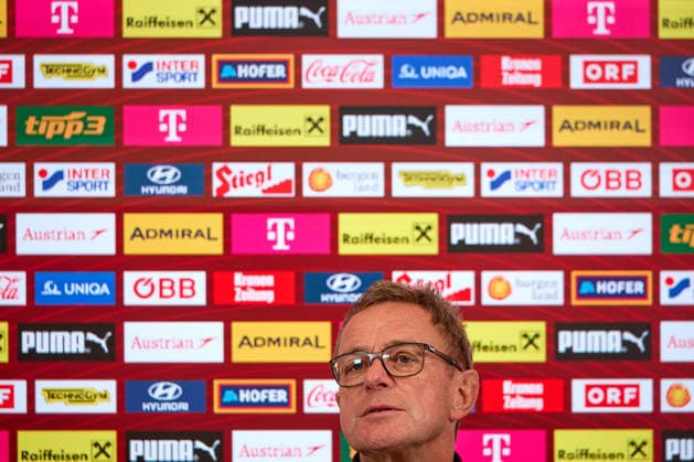 Vienna, September 14, 2026, ÖFB Press Conference: This afternoon, the roster for the men’s national team for the upcoming Nations League was presented during a press conference at the Austrian Football Association (ÖFB) headquarters. PHOTO: National Team Coach Ralf Rangnick during the press conference in Vienna, AUSTRIA This afternoon, the roster for the men’s national team for the upcoming Nations League was announced at a press conference held at the Austrian Football Association’s headquarters (ÖFB), Football Association, soccer, World Cup USA recap, European Championship, ÖFB press conference roster announcement