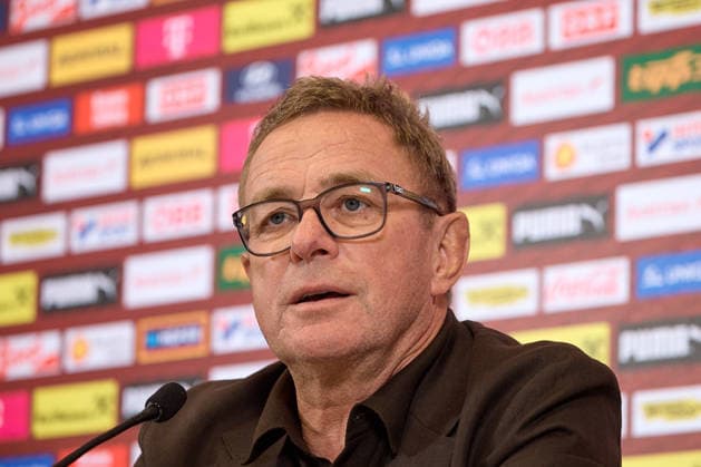 Vienna, September 14, 2026, ÖFB Press Conference: This afternoon, the roster for the men’s national team for the upcoming Nations League was presented at a press conference held at the Austrian Football Association’s headquarters. PHOTO: National Team Coach Ralf Rangnick during the press conference in Vienna, AUSTRIA This afternoon, the roster for the men’s national team for the upcoming Nations League was announced at a press conference held at the Austrian Football Association’s headquarters. ÖFB, Football Association, Soccer, World Cup USA Recap, European Championship, Proell, Proll, ÖFB Press Conference Roster Announcement