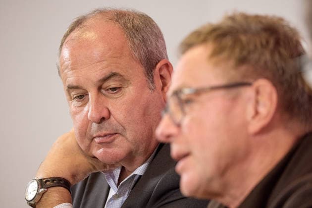 Vienna, September 14, 2026, ÖFB Press Conference: This afternoon, the roster for the men’s national team for the upcoming Nations League was presented at a press conference held at the Austrian Football Association’s headquarters. PHOTO: National Team Coach Ralf Rangnick during the press conference in Vienna, AUSTRIA This afternoon, the roster for the men’s national team for the upcoming Nations League was announced at a press conference held at the Austrian Football Association’s headquarters. ÖFB, Football Association, Soccer, World Cup USA Recap, European Championship, Proell, Proll, ÖFB Press Conference Roster Announcement