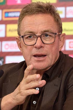 Vienna, September 14, 2026, ÖFB Press Conference: This afternoon, the roster for the men’s national team for the upcoming Nations League was announced during a press conference held at the Austrian Football Association (ÖFB) headquarters. PHOTO: Chairman of the Board and ÖFB President Josef Pröll (left) and Nationalcoach Ralf Rangnick during the press conference. Vienna, AUSTRIA: This afternoon, the squad for the men’s national team for the upcoming Nations League was announced at a press conference held at the Austrian Football Association’s headquarters (ÖFB), Football Association, soccer, World Cup USA recap, European Championship, Proell, Proll, ÖFB Press Conference: Squad Announcement