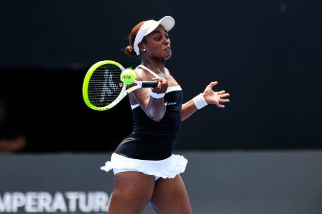 WTA GUADALAJARA OPEN 2026 WTA GUADALAJARA OPEN 2026 CAROLE MONNET VS. SLOANE STEPHENS 09 14 2026 GUADALAJARA, JALISCO Action photo of Sloane Stephens of the United States during a match at the 2026 WTA Guadalajara Open, held at the Centro Panamericano de Tenis in Guadalajara, Jalisco, Mexico Action photo of Sloane Stephens of the United States, during a match at the 2026 WTA Guadalajara Open held at the Centro Panamericano de Tenis in Guadalajara, Jalisco, Mexico. PHOTO BY IMAGENSHOP PHOTOGRAPHY AGENCY GUADALAJARA, JALISCO, MEXICO Copyright: xIMAGENSHOPxAGENCIAxFOTOGRAFICAx