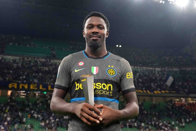 Inter Milan s Marcus Thuram Panini plays of the match during the Serie A soccer match between Fc Inter and Udinese the San Siro Stadium in Milan, north Italy - September 14 , 2026. - Soccer  Copyright: xSpada LaPressex