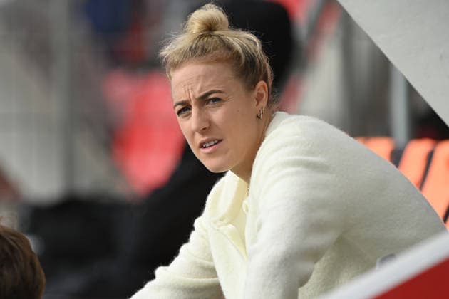 Carolin SIMON LEV Bayer 04 Leverkusen vs. FC Bayern Munich 2–3 Soccer Google Pixel Women s Bundesliga 2026–2027 Season, Matchday 4, on September 14, 2026, at Ulrich Habeland Stadium in Leverkusen, Â