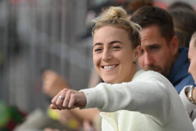 Carolin SIMON LEV Bayer 04 Leverkusen vs. FC Bayern Munich 2–3 Soccer Google Pixel Women s Bundesliga 2026–2027 Season, Matchday 4, on September 14, 2026, at Ulrich Habeland Stadium in Leverkusen, Â