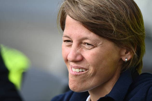 Bianca RECH, Director of Women s Soccer, FC Bayern Munich Women, Munich, Bayer 04 Leverkusen, FC Bayern Munich 2-3, Soccer, Google Pixel, Women s Bundesliga, 2026-2027 season, Matchday 4, on September 14, 2026, at Ulrich Habeland Stadium in Leverkusen, Â