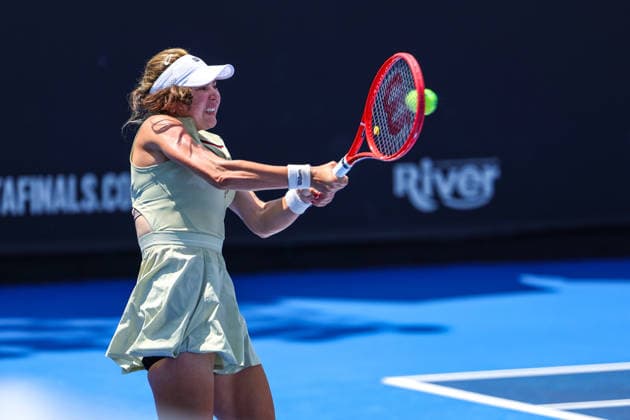 WTA GUADALAJARA OPEN 2026 WTA GUADALAJARA OPEN 2026 ELVINA KALIEVA VS KAYLA DAY 09 14 2026 GUADALAJARA, JALISCO Action photo of Kayla Day of the United States during a match at the 2026 WTA Guadalajara Open, held at the Centro Panamericano de Tenis in Guadalajara, Jalisco, Mexico. Photo of Kayla Day of the United States, during a match at the 2026 WTA Guadalajara Open held at the Centro Panamericano de Tenis in Guadalajara, Jalisco, Mexico. PHOTO BY IMAGENSHOP PHOTO AGENCY GUADALAJARA, JALISCO, MEXICO Copyright: xIMAGENSHOPxAGENCIAxFOTOGRAFICAx