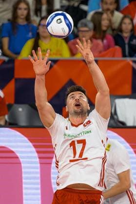 Turkiye v Romania - CEV EuroVolley 2026 Men CLUJ-NAPOCA, ROMANIA - SEPTEMBER 14: Murat Yenipazar of Turkiye in action during the CEV 2026 European Men s Volleyball Championship Group D match between Turkiye and Romania at BT Arena in Cluj-Napoca, Romania, on September 14, 2026. Stringer Anadolu Cluj-Napoca Romania. Editorial use only. Please get in touch for any other usage.  Copyright: x2026xAnadoluxStringerx