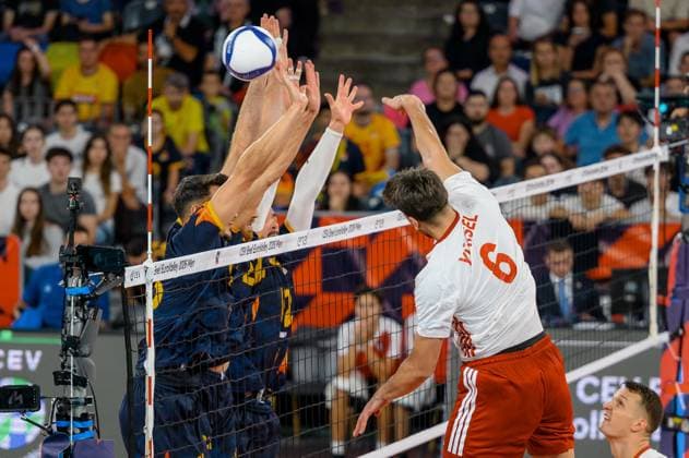 Turkiye v Romania - CEV EuroVolley 2026 Men CLUJ-NAPOCA, ROMANIA - SEPTEMBER 14: Gokcen Yuksel of Turkiye in action during the CEV 2026 European Men s Volleyball Championship Group D match between Turkiye and Romania at BT Arena in Cluj-Napoca, Romania, on September 14, 2026. Stringer Anadolu Cluj-Napoca Romania. Editorial use only. Please get in touch for any other usage.  Copyright: x2026xAnadoluxStringerx