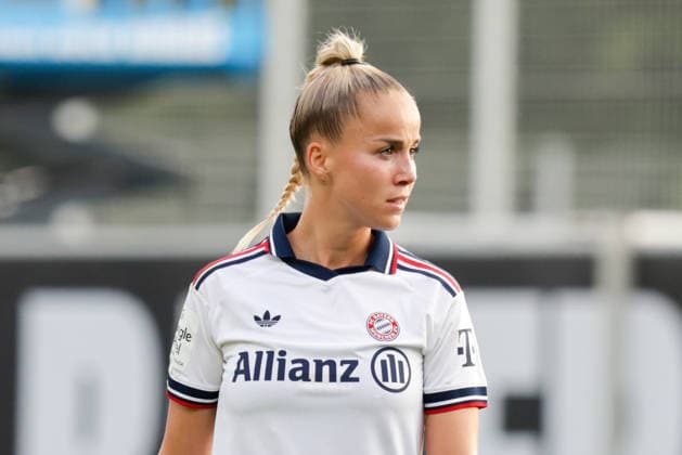 September 14, 2026, xgrfx, Soccer Google Pixel Women s Bundesliga, Bayer Leverkusen vs. FC Bayern Munich, Giulia Gwinn, FC Bayern Munich, Leverkusen