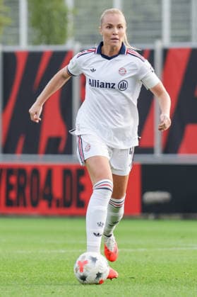 September 14, 2026, xgrfx, Soccer Google Pixel Women s Bundesliga, Bayer Leverkusen vs. FC Bayern Munich, Glodis Viggosdottir, FC Bayern Munich, Leverkusen