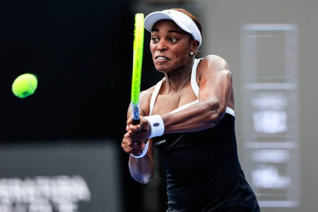 WTA GUADALAJARA OPEN 2026 WTA GUADALAJARA OPEN 2026 CAROLE MONNET VS SLOANE STEPHENS 09 14 2026 GUADALAJARA, JALISCO Action photo of Sloane Stephens of the United States during a match at the 2026 WTA Guadalajara Open, held at the Centro Panamericano de Tenis in Guadalajara, Jalisco, Mexico. Action photo of Sloane Stephens of the United States, during a match at the 2026 WTA Guadalajara Open held at the Centro Panamericano de Tenis in Guadalajara, Jalisco, Mexico. PHOTO BY IMAGENSHOP PHOTO AGENCY GUADALAJARA, JALISCO, MEXICO Copyright: xIMAGENSHOPxAGENCIAxFOTOGRAFICAx