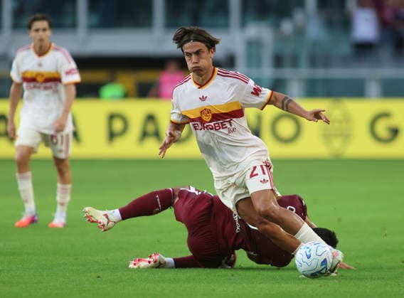 IPA88539362 - Paulo Dybala of AS Roma during the 2026–27 Italian Serie A season, in a soccer match between Torino FC and AS Roma on September 14, 2026, at the Stadio Olimpico Grande Torino in Turin, Italy. Photo by Nderim KACELI  Copyright: xNderimxKaceli IPAxSportx xx IPA88539362