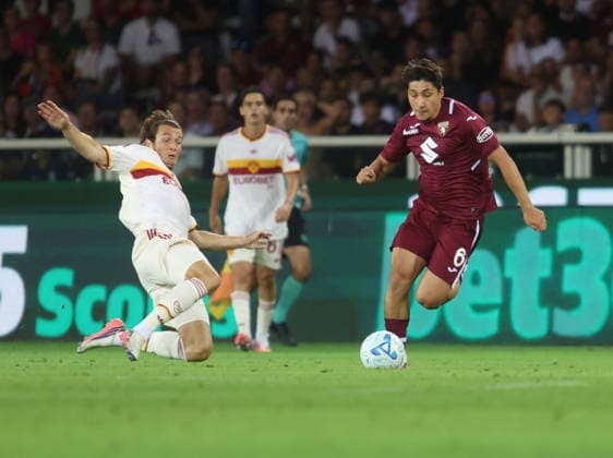 IPA88539601 - Emirhan Ilkhan of Torino FC during the 2026–27 Italian Serie A season, in a soccer match between Torino FC and AS Roma on September 14, 2026, at the Stadio Olimpico Grande Torino in Turin, Italy. Photo by Nderim KACELI  Copyright: xNderimxKaceli IPAxSportx xx IPA88539601