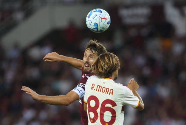 SOCCER - Serie A - Torino FC vs. AS Roma Photo by IPA ABACAPRESS.COM88539444 - Nikola Vlasic of Torino FC during the 2026–27 Italian Serie A season, in a soccer match between Torino FC and AS Roma on September 14, 2026, at the Stadio Olimpico Grande Torino in Turin, Italy. Photo by Nderim KACELI Turin Italy  Copyright: xIPAxSport ABACAx