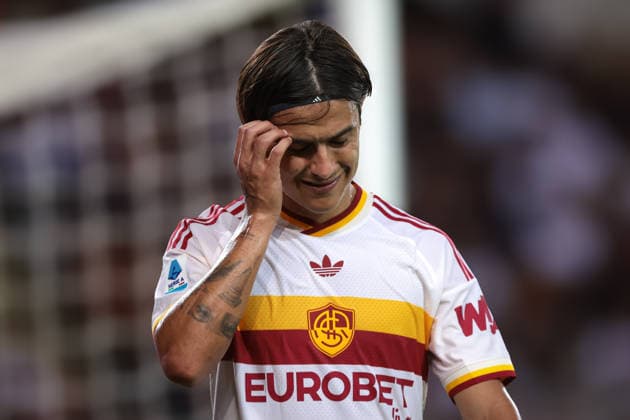 Torino FC v AS Roma - Serie A - Season 2026-2027 Turin, Italy, 14th September 2026. Paulo Dybala of AS Roma reacts after being substituted during the Torino FC vs AS Roma Serie A match at Stadio Grande Torino, Turin. Picture credit should read: Jonathan Moscrop Turin Stadio Olimpico Grande Torino Italy