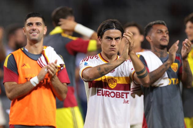 Torino FC v AS Roma - Serie A - Season 2026-2027 Turin, Italy, 14th September 2026. Paulo Dybala of AS Roma applauds the fans following the final whistle of Torino FC vs AS Roma Serie A match at Stadio Grande Torino, Turin. Picture credit should read: Jonathan Moscrop Turin Stadio Olimpico Grande Torino Italy