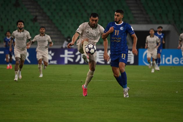 AFC Champions League - Esteghlal v Al Sadd BASRA, IRAQ - SEPTEMBER 14: Saeid Saharkhizan (11) of Esteghlal in action during the AFC Champions League Elite match between Esteghlal FC and Qatar s Al Sadd SC at the Basra Sports Complex in Basra, Iraq, on September 14, 2026. Haidar Mohammed Ali Anadolu Basra Iraq. Editorial use only. Please get in touch for any other usage.  Copyright: x2026xAnadoluxHaidarxMohammedxAlix