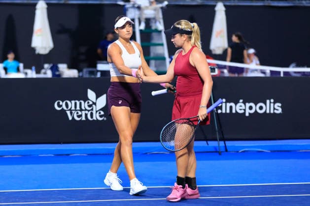 WTA GUADALAJARA OPEN 2026 WTA GUADALAJARA OPEN 2026 PEYTON STEARNS VARVARA LEPCHENKO VS CAROLINE DOLHIDE IRINA JROMACHOVA 09 14 2026 GUADALAJARA, JALISCO Action photo of Caroline Dolhide and Irina Jromachova during a match at the 2026 WTA Guadalajara Open, held at the Centro Panamericano de Tenis in Guadalajara, Jalisco, Mexico. Photo of Caroline Dolhide and Irina Jromachova, during a match at the 2026 WTA Guadalajara Open held at the Centro Panamericano de Tenis in Guadalajara, Jalisco, Mexico. PHOTO BY IMAGENSHOP PHOTO AGENCY GUADALAJARA, JALISCO, MEXICO Copyright: xIMAGENSHOPxAGENCIAxFOTOGRAFICAx