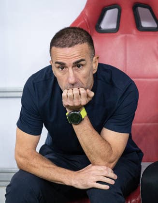 September 14, 2026, Al Khor, Qatar: David Prats Racero, head coach of Al Shamal SC looks on prior to the AFC Champions League elite west football match between Qatar s Al Shamal SC and Saudi Arabia s Al Ittihad Club at Al Bayt Stadium. Final score; Al Shamal SC 1 : 1 Al Ittihad Club. Al Khor Qatar - ZUMAs197 20260914_aaa_s197_216 Copyright: xNoushadxVariyattiyakkalx