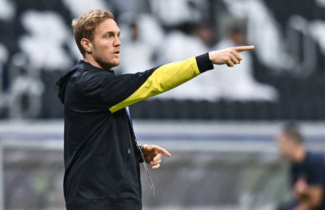 September 14, 2026, Al Khor, Qatar: Jens Wissing, head coach of Al Ittihad Club reacts during the AFC Champions League elite west football match between Qatar s Al Shamal SC and Saudi Arabia s Al Ittihad Club at Al Bayt Stadium. Final score; Al Shamal SC 1 : 1 Al Ittihad Club. Al Khor Qatar - ZUMAs197 20260914_aaa_s197_217 Copyright: xNoushadxVariyattiyakkalx