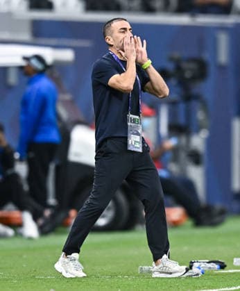 September 14, 2026, Al Khor, Qatar: David Prats Racero, head coach of Al Shamal SC reacts during the AFC Champions League elite west football match between Qatar s Al Shamal SC and Saudi Arabia s Al Ittihad Club at Al Bayt Stadium. Final score; Al Shamal SC 1 : 1 Al Ittihad Club. Al Khor Qatar - ZUMAs197 20260914_aaa_s197_226 Copyright: xNoushadxVariyattiyakkalx