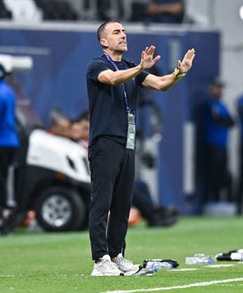 September 14, 2026, Al Khor, Qatar: David Prats Racero, head coach of Al Shamal SC reacts during the AFC Champions League elite west football match between Qatar s Al Shamal SC and Saudi Arabia s Al Ittihad Club at Al Bayt Stadium. Final score; Al Shamal SC 1 : 1 Al Ittihad Club. Al Khor Qatar - ZUMAs197 20260914_aaa_s197_229 Copyright: xNoushadxVariyattiyakkalx