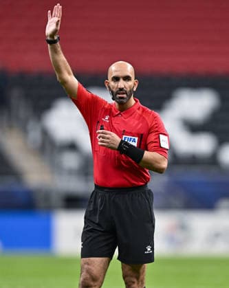 September 14, 2026, Al Khor, Qatar: Referee Ahmad Alali of Kuwait gestures during the AFC Champions League elite west football match between Qatar s Al Shamal SC and Saudi Arabia s Al Ittihad Club at Al Bayt Stadium. Final score; Al Shamal SC 1 : 1 Al Ittihad Club. Al Khor Qatar - ZUMAs197 20260914_aaa_s197_251 Copyright: xNoushadxVariyattiyakkalx