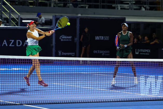 WTA GUADALAJARA OPEN 2026 WTA GUADALAJARA OPEN 2026 PEANGTARN PLIPUECH MONOKO KOBORI VS ASIA MUHAMMAD GIULIANA OLMOS 09 14 2026 GUADALAJARA, JALISCO Action photo of Asia Muhammad and Giuliana Olmos during a match at the 2026 WTA Guadalajara Open, held at the Centro Panamericano de Tenis in Guadalajara, Jalisco, Mexico Photo of Asia Muhammad and Giuliana Olmos, during a match at the 2026 WTA Guadalajara Open held at the Centro Panamericano de Tenis in Guadalajara, Jalisco, Mexico. PHOTO BY IMAGENSHOP PHOTOGRAPHY AGENCY GUADALAJARA, JALISCO, MEXICO Copyright: xIMAGENSHOPxAGENCIAxFOTOGRAFICAx