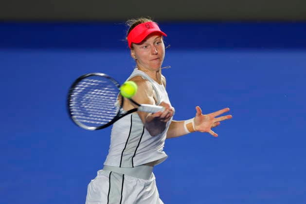 Guadalajara Open tennis tournament Liudmila Samsonova of Russia in action against Elsa Jacquemot of France during a match at the Guadalajara Open WTA, Tennis Damen 500 in Guadalajara, Jalisco, Mexico, 14 September 2026. GUADALAJARA Mexico  Copyright: xFRANCISCOxGUASCOx