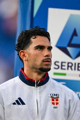 Como™s Lucas da Cunha before the Serie A soccer match between Como Calcio and Parma Calcio 1913 at the Giuseppe Sinigaglia stadium in Como, north Italy - September 14, 2026 - Soccer.  Copyright: xTizianoxBallabio LaPressex