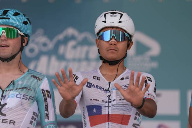 Chile s Vicente Rojas Naranjo of Bardiani CSF 7 Saber during the Giro d™Abruzzo, stage 1 from Cupello to Casalincontrada (155 km) - Abruzzo, Italy - Tuesday, September 15, 2026. - cycling.  Copyright: xMassimoxPaolone LaPressex