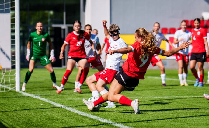 WOMEN SOCCER - U17, U 17 AUT vs POL, test match VIENNA,AUSTRIA,15.SEP.26 - WOMEN SOCCER - OEFB Under-17 international test match, Austria vs Poland. Image shows Nahla Ivanschitz (AUT).  GEPAxpictures xEdgarxEisner