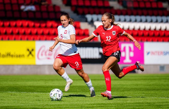 Football, Women, Under-17s, Friendly, Austria v Poland