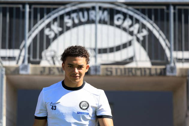 SOCCER - UEFA EL, Sturm vs Rennais GRAZ,AUSTRIA,15.SEP.26 - SOCCER - UEFA Europa League, Sturm Graz vs Stade Rennais FC, preview, training Sturm. Image shows Jacob Peter Hoedl (Sturm).  GEPAxpictures xMarioxBuehner-Weinrauch
