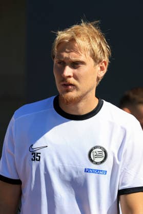 SOCCER - UEFA EL, Sturm vs Rennais GRAZ,AUSTRIA,15.SEP.26 - SOCCER - UEFA Europa League, Sturm Graz vs Stade Rennais FC, preview, training Sturm. Image shows Niklas Geyrhofer (Sturm).  GEPAxpictures xMarioxBuehner-Weinrauch