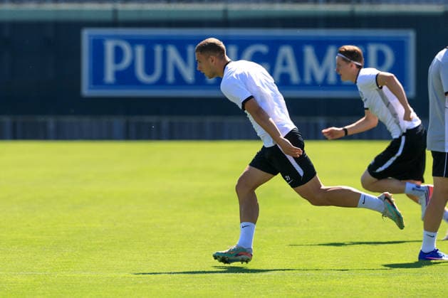 SOCCER - UEFA EL, Sturm vs Rennais GRAZ,AUSTRIA,15.SEP.26 - SOCCER - UEFA Europa League, Sturm Graz vs Stade Rennais FC, preview, training Sturm. Image shows Petar Petrovic (Sturm).  GEPAxpictures xMarioxBuehner-Weinrauch