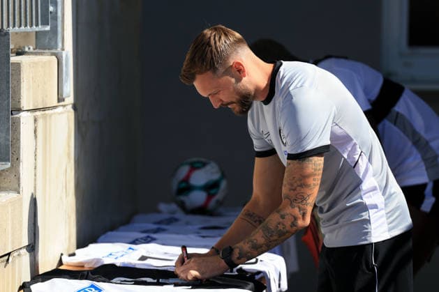 SOCCER - UEFA EL, Sturm vs Rennais GRAZ,AUSTRIA,15.SEP.26 - SOCCER - UEFA Europa League, Sturm Graz vs Stade Rennais FC, preview, training Sturm. Image shows head coach Fabio Ingolitsch (Sturm).  GEPAxpictures xMarioxBuehner-Weinrauch