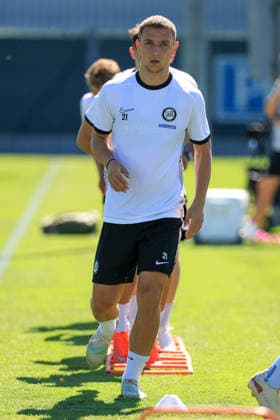 SOCCER - UEFA EL, Sturm vs Rennais GRAZ,AUSTRIA,15.SEP.26 - SOCCER - UEFA Europa League, Sturm Graz vs Stade Rennais FC, preview, training Sturm. Image shows Petar Petrovic (Sturm).  GEPAxpictures xMarioxBuehner-Weinrauch