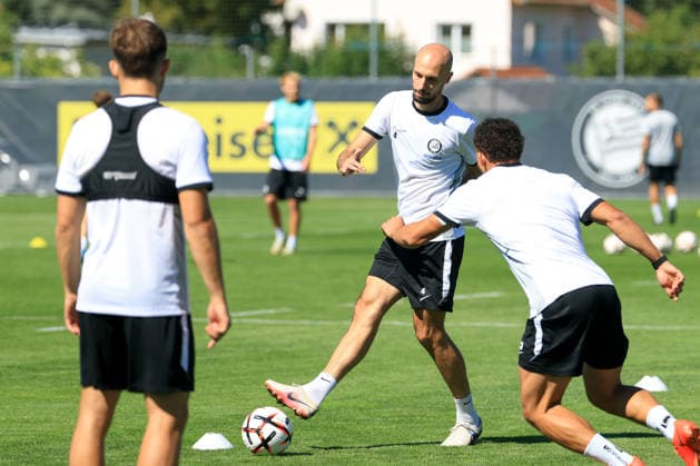 Football, Europa League, Sturm Graz, Training