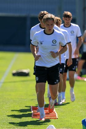 SOCCER - UEFA EL, Sturm vs Rennais GRAZ,AUSTRIA,15.SEP.26 - SOCCER - UEFA Europa League, Sturm Graz vs Stade Rennais FC, preview, training Sturm. Image shows Paul Friedrich Koller (Sturm).  GEPAxpictures xMarioxBuehner-Weinrauch