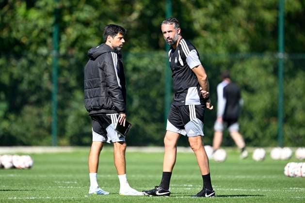 RSC Anderlecht v Olympique Lyon - UEFA Europa League Media Activities 15 09 2026 ANDERLECHT, BELGIUM - SEPTEMBER 15 : Bruno Vitor head coach of RSC Anderlecht and Taravel Jeremy assistant coach of RSC Anderlecht pictured during a training session ahead of the UEFA Europa League 2026 27 League Phase MD1 match between RSC Anderlecht and Olympique Lyon on September 15, 2026 in Anderlecht, Belgium, 15 09 2026 Anderlecht Belgium  Copyright: xNicoxVereeckenx