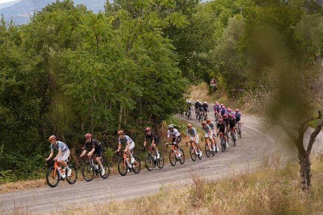 The pack rides cycles during during the Giro d™Abruzzo, stage 1 from Cupello to Casalincontrada (155 km) - Abruzzo, Italy - Tuesday, September 15, 2026. - cycling.  Copyright: xFabioxFerrari LaPressex