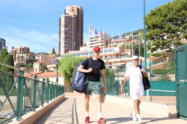 IPA88546289 - Tennis, Monte Carlo: Jannik Sinner (ITA) returns to training on Monday, Sept. 14, 2026. Photo by Felice Calabro  Copyright: xFelicexCalabro x xFELICExCALABRO x 0866903376st