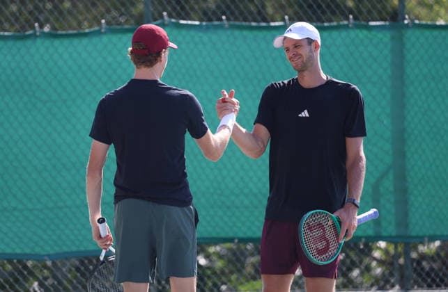 IPA88546291 - Tennis, Monte Carlo, Jannik Sinner (ITA), Hubert Hurkacz (POL), Monday, Sept. 14, 2026. Photo by Felice Calabro  Copyright: xFelicexCalabro x xFELICExCALABRO x 0866903378st