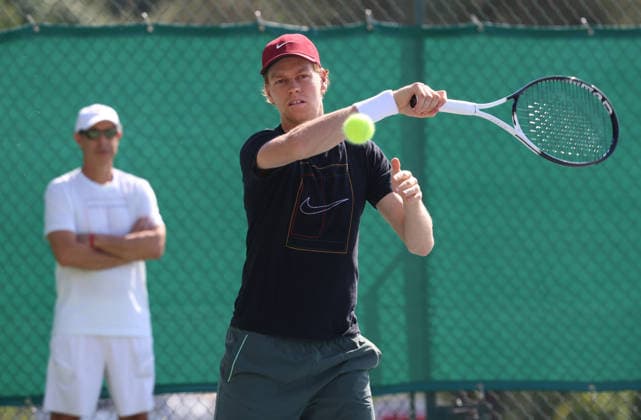 Tennis, Jannik Sinner, Training