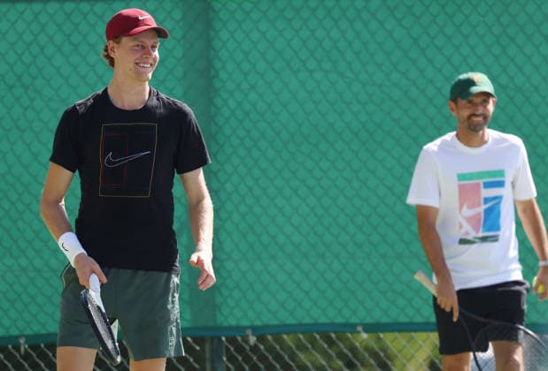 IPA88546299 - Tennis, Monte Carlo: Jannik Sinner (ITA) resumes training on Monday, Sept. 14, 2026. Photo by Felice Calabro  Copyright: xFelicexCalabro x xFELICExCALABRO x 0866903383st