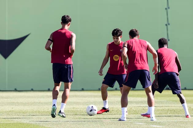 September 15, 2026, Sant Joan Despi, Barcelona, Spain: Xavi Espart during the training day of FC Barcelona, Barca ahead the Spanish League, Laliga EA Sports, football match against Real Racing Club at Ciudad Esportiva Joan Gamper on September 15, 2026 in Sant Joan Despi, Barcelona, Spain. Sant Joan Despi Spain - ZUMAa181 20260915_zaa_a181_018 Copyright: xJavierxBorregox