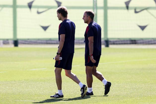 September 15, 2026, Sant Joan Despi, Barcelona, Spain: Hansi Flick, head coach during the training day of FC Barcelona, Barca ahead the Spanish League, Laliga EA Sports, football match against Real Racing Club at Ciudad Esportiva Joan Gamper on September 15, 2026 in Sant Joan Despi, Barcelona, Spain. Sant Joan Despi Spain - ZUMAa181 20260915_zaa_a181_020 Copyright: xJavierxBorregox