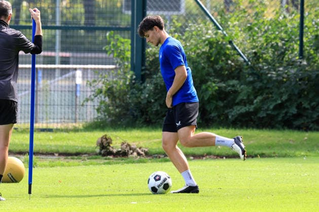 September 15, 2026, Germany, Soccer, 2. Bundesliga, 2026–2027 Season, Sportforum, Hertha BSC, Training: Soufian Gouram, Hertha BSC Berlin 33, 2nd Division, DFB and DFL regulations prohibit any use of photographs as image sequences and or quasi-video. Berlin Sportforum, Berlin, Germany Copyright: xNordphotox xEnglerx